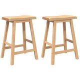  Barske stolice 2 kom. Prirodno puno drvo guma | Eponuda.com