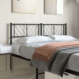  Metalno uzglavlje crno 140 cm Cijene