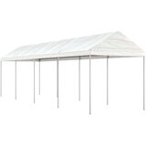  Paviljon s streho bel 8,92x2,28x2,69 m polietilen - - Bela - 52.48 - 8.92 x 2.28 x 2.69 m - 2025- Cene