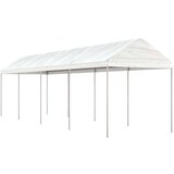  Sjenica s krovom bijela 8 92 x 2 28 x 2 69 m polietilen | shoptok.hr