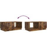  Kava Stol Dimljeni hrast 90 x 50 x 37 cm Konstruirano drvo | shoptok.hr