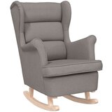 vidaXL Gugalni stol Taupe 74x90x102 cm Tkanina | Shoptok.si