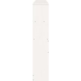 vidaXL Vzglavje s predelki bela 180 cm trdna borovina | Shoptok.si