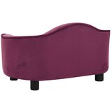 SOFA za pse bordo 67 x 47 x 36 cm plišana | shoptok.hr