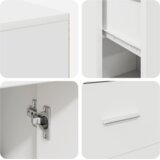 vidaXL Kotna Miza Bela 102x88x75 cm Izdelana iz lesa | Shoptok.si