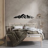 Wallity Zidna dekoracija Mountain-285, 16x68 cm, 1.5 mm, Crna Cene