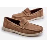 EVENTO Men's Moccasins in Faux Suede Beige Rivanell | Shoptok.si