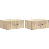  Stenski nočni omarici 2 pcs Sonoma hrast 49 x 34,5 x 20 cm, (5000209552) | Shoptok.si