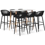  7-dijelni barski set bijelo-crni | shoptok.hr