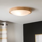  stropna svetiljka natural slim 2xE27/60W/230V, prečnika 37 cm, u dekoru borovine | Eponuda.com