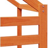 vidaXL Streha za otroško posteljo voščeno rjava 198x97x113 cm borovina | Shoptok.si