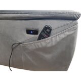  Masažna fotelja NEPTUN - baršun - narančasta | shoptok.hr