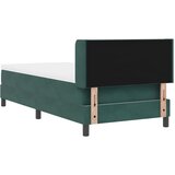  Krevet s opruga kutije Tamnozelena 200 x 100 cm Baršun | shoptok.hr