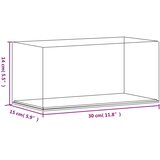  Kutija za izlaganje prozirna 30 x 15 x 14 cm akrilna | Eponuda.ba