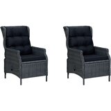  7-dijelni vrtni blagovaonski set tamnosivi | shoptok.hr