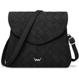 Vuch Crossbody torba Byrsa Intrecciato Black, 20 x 24 cm Slike