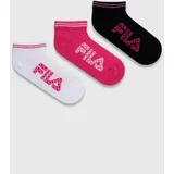 Fila Otroške nogavice 3-pack roza barva
