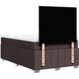 vidaXL Krevet box spring s madracem tamnosmeđi 120 x 190 cm od tkanine | shoptok.hr