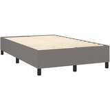  Box spring postelja z vzmetnico temno siva 120x200 cm blago, (20790322) | Shoptok.si