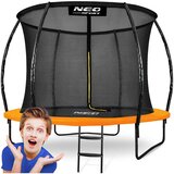 Neo-Sport profilirani vrtni trampolin 252 cm (8 ft) s unutarnjom mrežom, narančasti | shoptok.hr