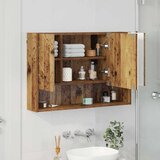  Ogledalo ormar Staro drvo 80 x 17 x 55 cm Konstruirano drvo | shoptok.hr