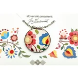 medaljon slovenski ornament jože