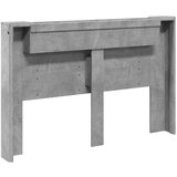  Vzglavje Betonsko siva 160 x 16,5 x 103,5 cm Konstruiran les, (5000108697) | Shoptok.si
