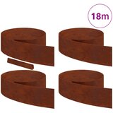  Ograda oko Travnjaka 4 pcs Rđa 450 x 0,05 x 20 cm | shoptok.hr