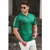 Madmext Green Polo Neck Knitwear T-Shirt 5084 Cene