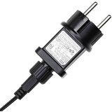 vidaXL Umestno božično drevo z dekorativnimi lučmi Zelena 120 cm PVC | Shoptok.si