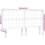  Posteljno vzglavje 4 kosa svetlo siv 80x5x78/88 cm blago, (20934046) | Shoptok.si
