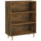 Maison Chic Komoda - Predalnik dimljeni hrast 69,5x32,5x90 cm konstruiran les, (21718308) Cene
