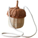 Venisymlis Torba Iz Ratana V Obliki Gob Ročno Tkana Okrogla Torba Iz Ratana Fotografski Rekviziti, (22069998) | Shoptok.si