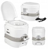  Prijenosni modularni kemijski WC za kampiranje 24+20l WC na ispiranje | shoptok.hr