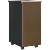 vidaXL Rolling Cabinet s predali "MOSS" Masivni les borovega lesa | Shoptok.si