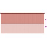  Vanjska roleta 90% blokada UV zraka Terrakota 350 x 140 cm HDPE | shoptok.hr