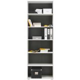 Hom`in regal 75/222,2/40 cm bela, antracit | Shoptok.si