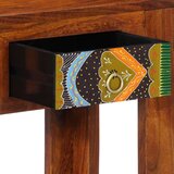 vidaXL Konzolni stol 80x35x75 cm puno drvo bagrem | shoptok.hr