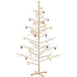  Drveno božićno drvce Prirodna 210 cm Masivno borovo drvo | shoptok.hr