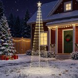  Stožasto LED božićno drvce 250 cm 470 LED lampica Topla bijela | shoptok.hr