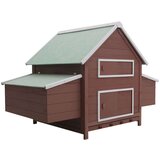  Kokošnjak rjav 157x97x110 cm iz lesa Cene