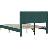  Okvir za krevet Tamnozelena 120 x 200 cm Tkanina - Tamnozelena 120 x 200 cm | shoptok.hr