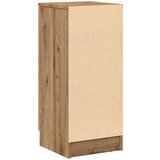 vidaXL Komoda Artisan hrast 30x30x70 cm izrađeno drvo | shoptok.hr