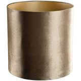 QAZQA Velours lampenkap brons met gouden binnenkant 40/40/40 | Shoptok.si