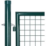  Vrata za ogradu Čelik 300x100 cm Zelena | shoptok.hr