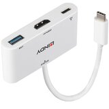 Lindy USB-C® adapter [1x moški konektor USB-C® - 1x ženski konektor HDMI\, USB 3.2 gen. 1 vtičnica A (USB 3.0)] 43340 0.18 m, (20561873) | Shoptok.si