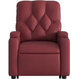  Naslonjač na podizanje od umjetne kože crvena boja vina | shoptok.hr