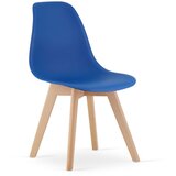  KITO stolica plava / prirodne noge x 1 | shoptok.hr