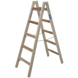 Krause-werk prostostoječa lesena lestev 2x5 stopnic 170255 Cene