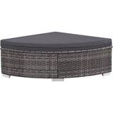  Vrtni set za sjedenje s jastucima, 6 dijelova, sivi poliratan | shoptok.hr